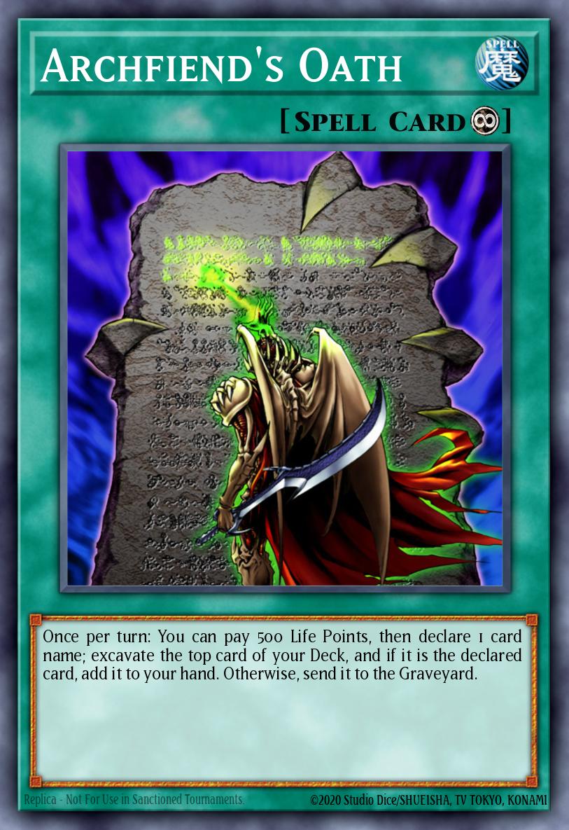 archfiend cards yugioh : HSRD-EN023 1st Ed Red Dragon Common Card up card on the field would be destroyed by a card effect RITUAL ARCHFIEND?' JUST IN: