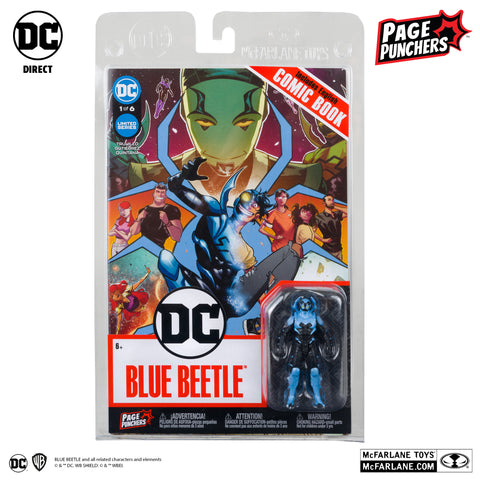 Blue Beetle 3″ Figure with Comic (Page Punchers)