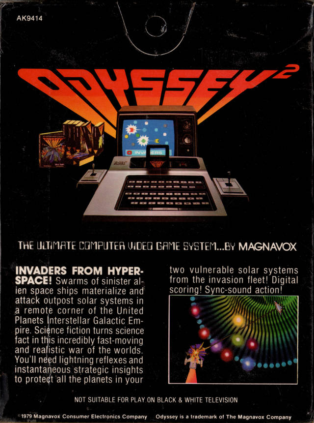 Magnavox Odyssey 2 Video online Game System with games