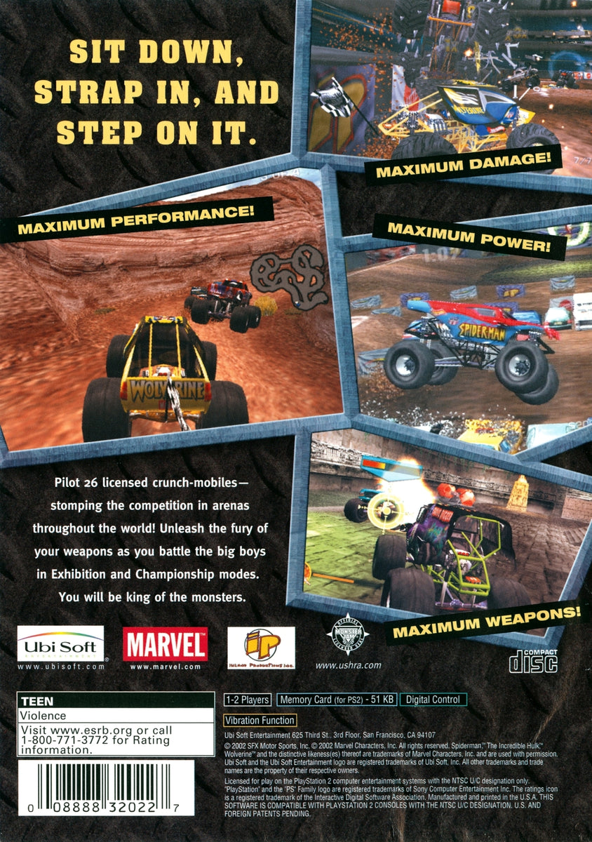 Monster Jam: Maximum Destruction (PS2) – The Nerdporium