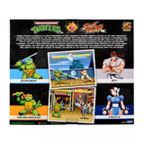 Figura de acción de 2 unidades de la Tortuga Ninja y Street Fighter - Mikey vs. Chun Li