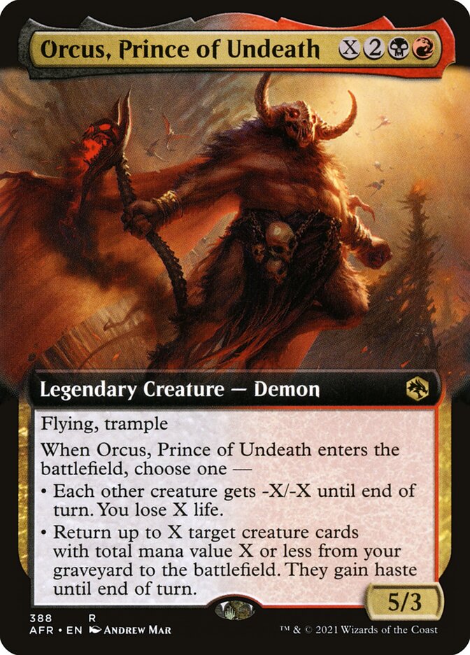 Orcus, Prince of Undeath (Extended Art) [Adventures in the Forgotten R – The Nerdporium