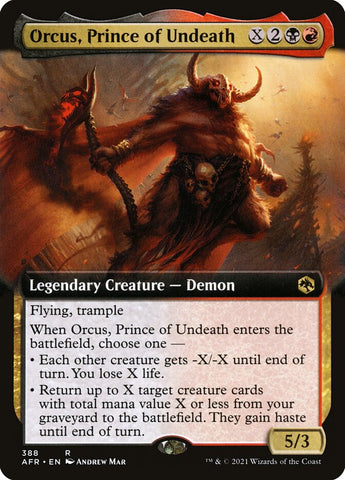 Orcus, Prince of Undeath (Extended Art) [Adventures in the Forgotten Realms]
