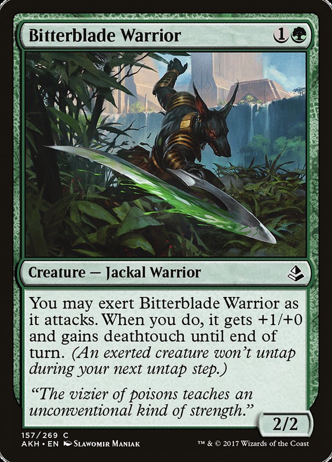 Bitterblade Warrior [Amonkhet] – The Nerdporium