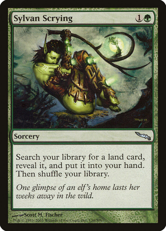 for mirrodin cards mtg Sylvan Scrying [Mirrodin] – The Nerdporium