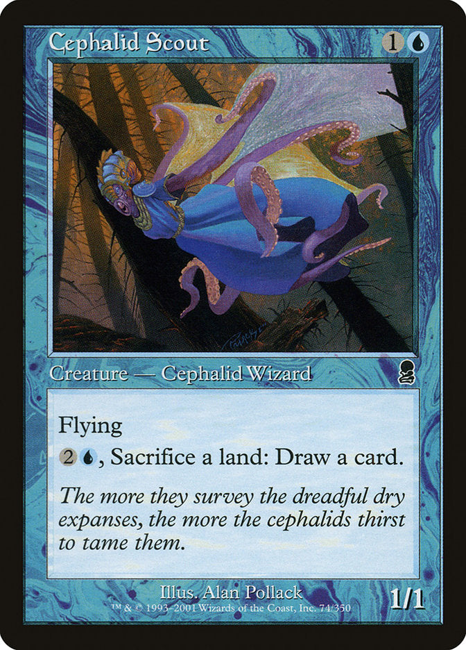 mtg cephalid cards Cephalid Scout {FOIL} (Odyssey) – The Nerdporium