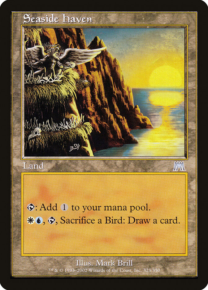 mtg two cards in one Seaside Haven {FOIL} [Onslaught] – The Nerdporium