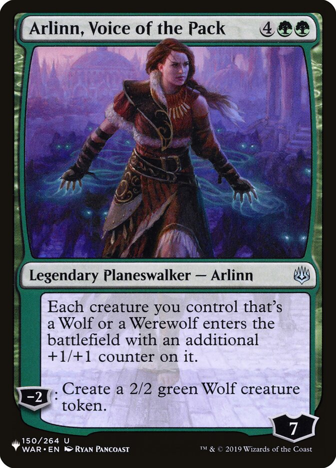 mtg war card list Arlinn, Voice of the Pack [The List] – The Nerdporium