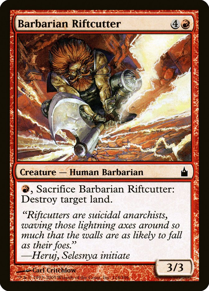 Barbarian Riftcutter [Ravnica: City of Guilds] – The Nerdporium