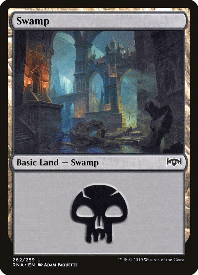 Swamp (262) [Ravnica Allegiance] – The Nerdporium