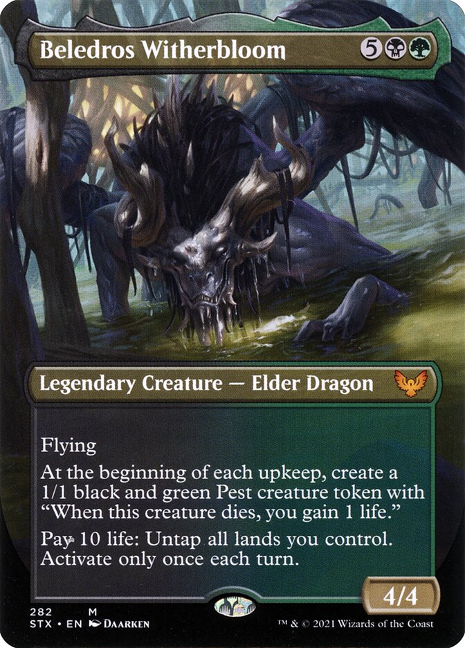 Beledros Witherbloom (Borderless) [Strixhaven: School of Mages] – The  Nerdporium