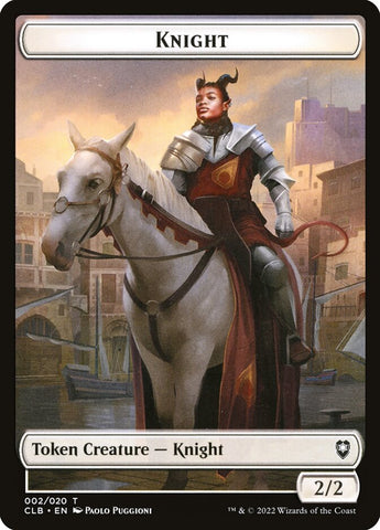 Knight Token [Commander Legends: Battle for Baldur's Gate]
