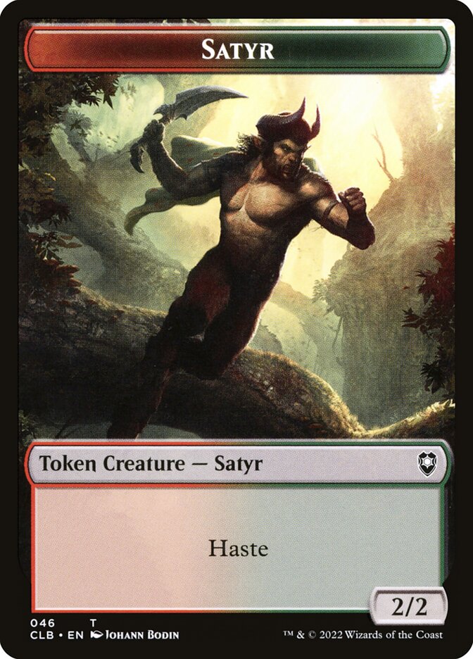 Satyr // Beast Double-sided Token [Commander Legends: Battle for Baldu –  The Nerdporium