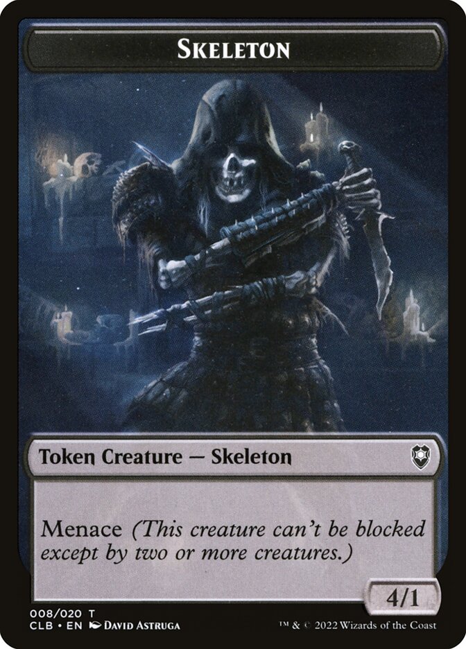 Skeleton Token [Commander Legends: Battle for Baldur's Gate] – The  Nerdporium