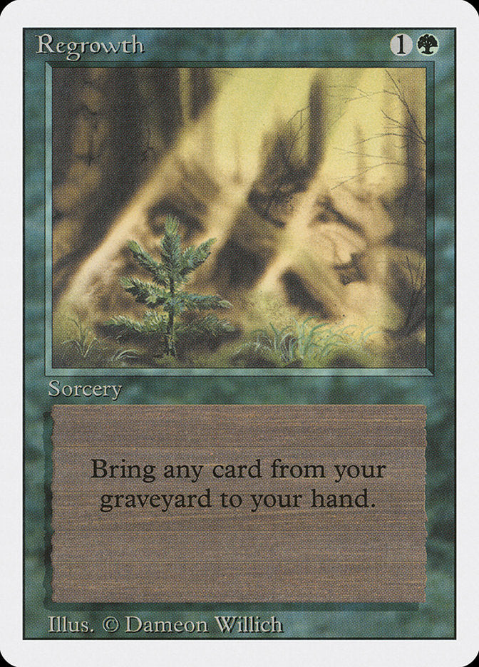 revised mtg cards Regrowth [Revised Edition] – The Nerdporium
