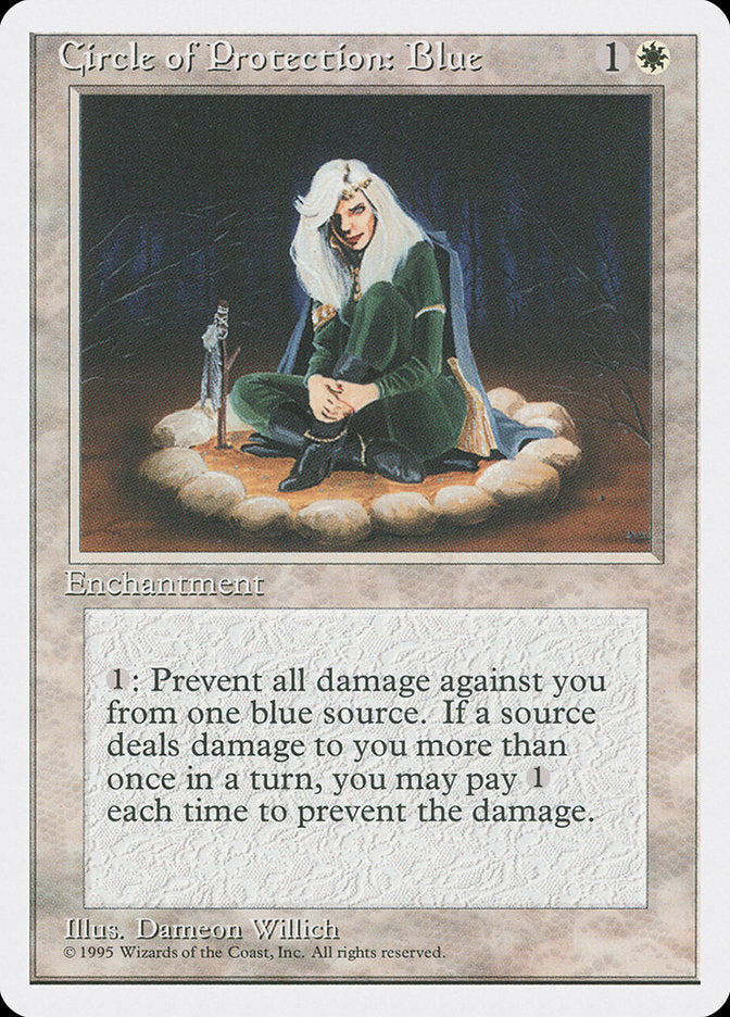 Circle of Protection: Blue [Fourth Edition] – The Nerdporium