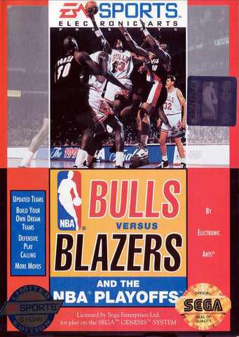 Bulls versus Blazers and the NBA Playoffs (Sega Genesis)