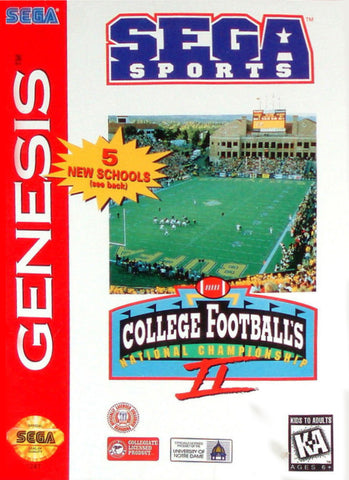 College Football's National Championship II (Sega Genesis)
