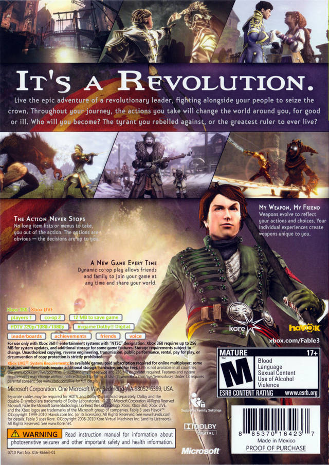 フェイブル III (Xbox 360) – The Nerdporium