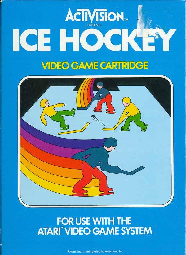 Ice Hockey Sur Atari 2600 - Jeu Complet Avec Notice - Occasion