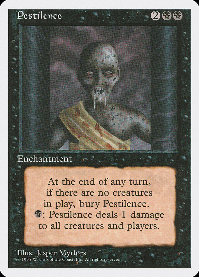 Pestilence [Fourth Edition] (Foreign White Border) – The Nerdporium
