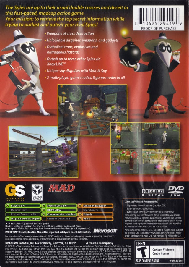 スパイ vs. スパイ (Xbox) – The Nerdporium