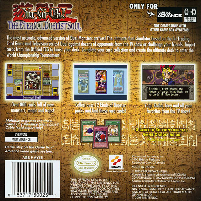 Yu-Gi-Oh! The Eternal Duelist Soul (GBA) Yu-Gi-Oh! The Eternal Duelist Soul (GBA)