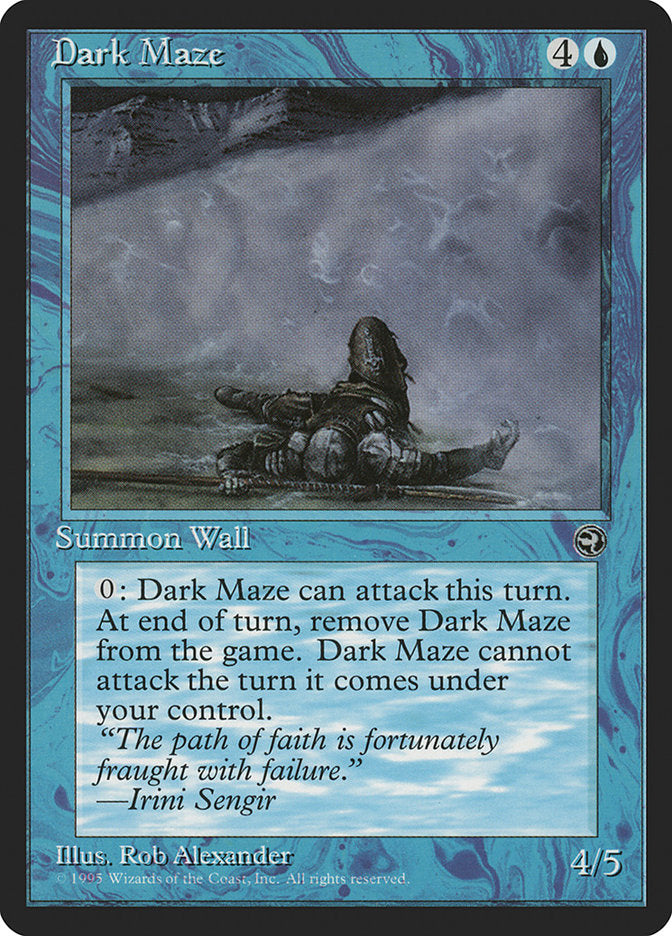 mtg black snow cards Dark Maze [Homelands] – The Nerdporium