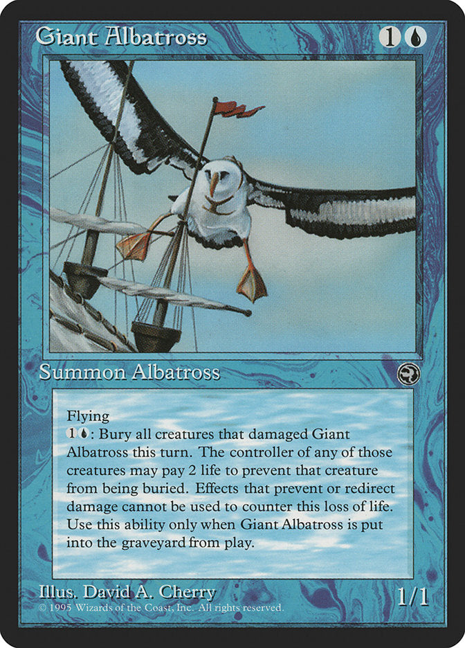 mtg lotr cards Giant Albatross [Homelands] – The Nerdporium