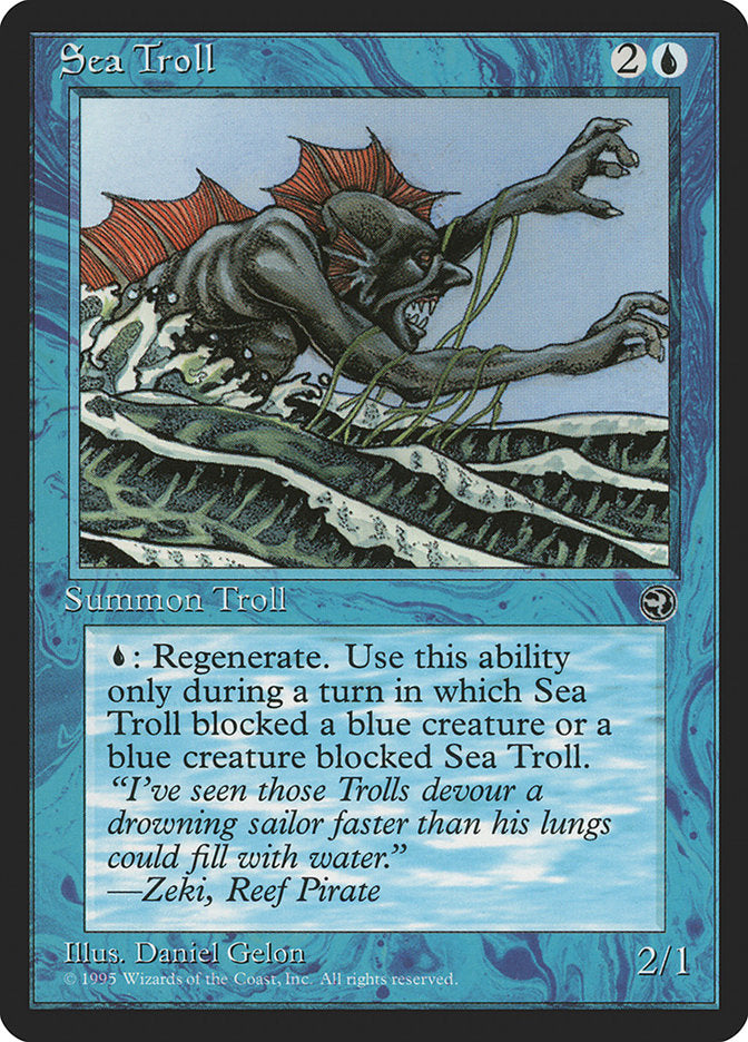 troll mtg cards Sea Troll [Homelands] – The Nerdporium
