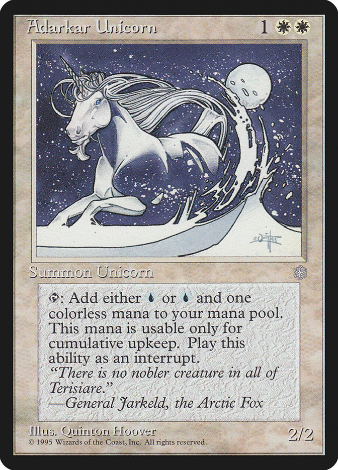 Adarkar Unicorn [Ice Age] – The Nerdporium