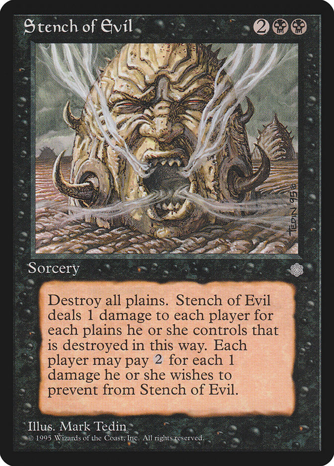 hate cards mtg Stench of Evil [Ice Age] – The Nerdporium
