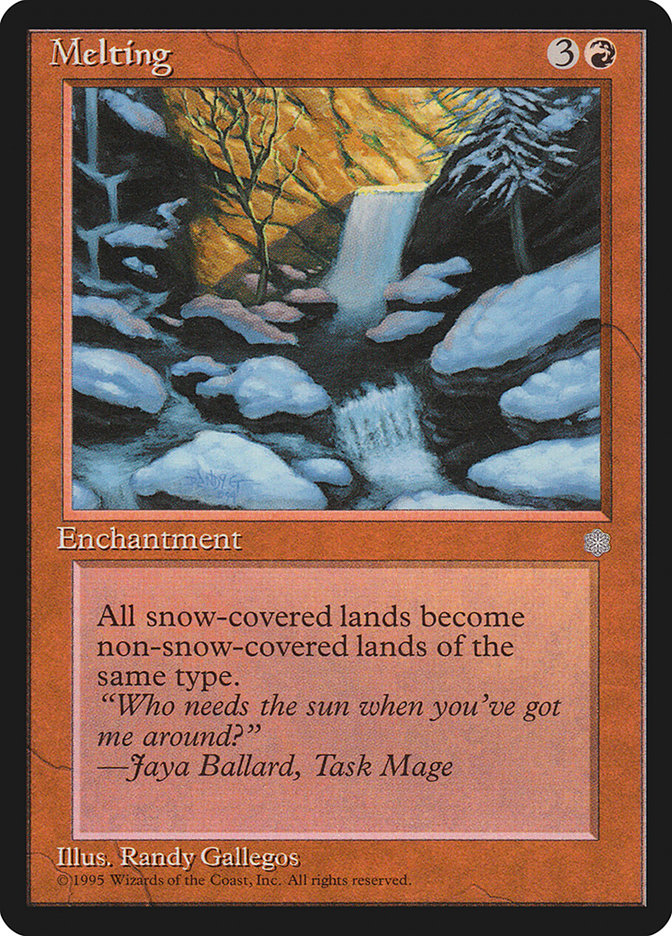 mtg ice age cards Melting [Ice Age] – The Nerdporium