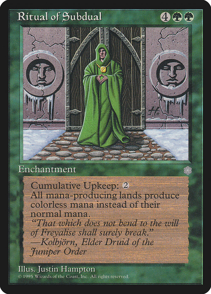 ritual cards mtg Ritual of Subdual [Ice Age] – The Nerdporium