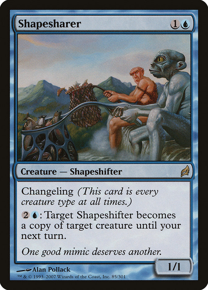 shapeshifter mtg cards Magic the Gathering Lorwyn Rare Shapesharer #85
