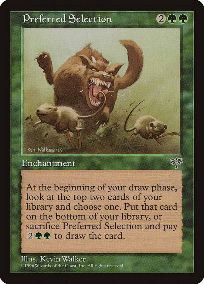 mtg mirage cards Preferred Selection [Mirage] – The Nerdporium