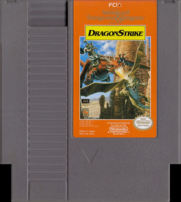 Advanced Dungeons and Dragons Dragon Strike for Nintendo shops NES