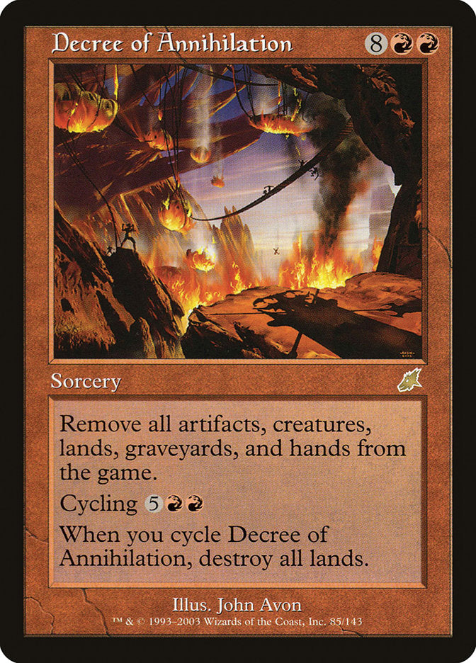 Decree of Annihilation [Scourge] – The Nerdporium