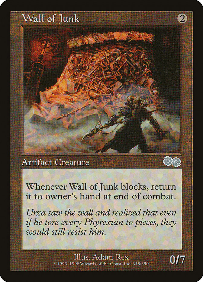 Wall of Junk [Urza's Saga]  The Nerdporium