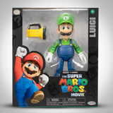 THE SUPER MARIO BROS. MOVIE - 5 Inch Action Figures Series 1 – Luigi Figure with Flashlight Accessory