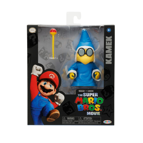 THE SUPER MARIO BROS. MOVIE - 5 Inch Action Figures Series 1 – Kamek Figure with Wand Accessory