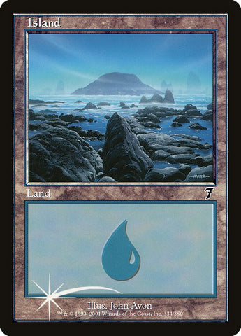 Island (334) {FOIL} [7th Edition]