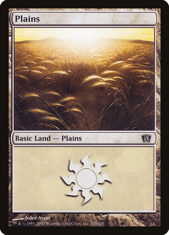 Plains (333) {FOIL} [8th Edition]