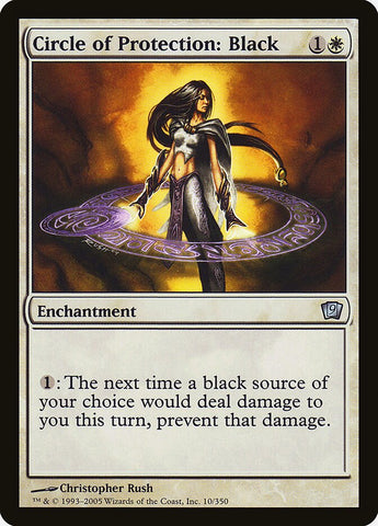 Circle of Protection: Black {FOIL} [9th Edition]