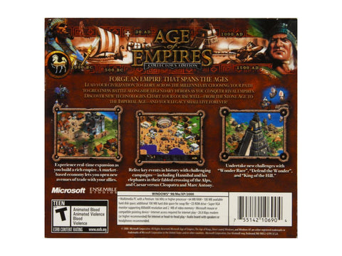 Age of Empires Édition Collector Édition Limitée ; PC ; (tout neuf Age of Empires Édition Collector Édition Limitée ; PC ; (tout neuf