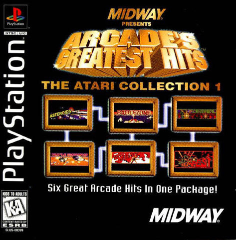 Midway Presents Arcade's Greatest Hits: The Atari Collection 1 (PS1)