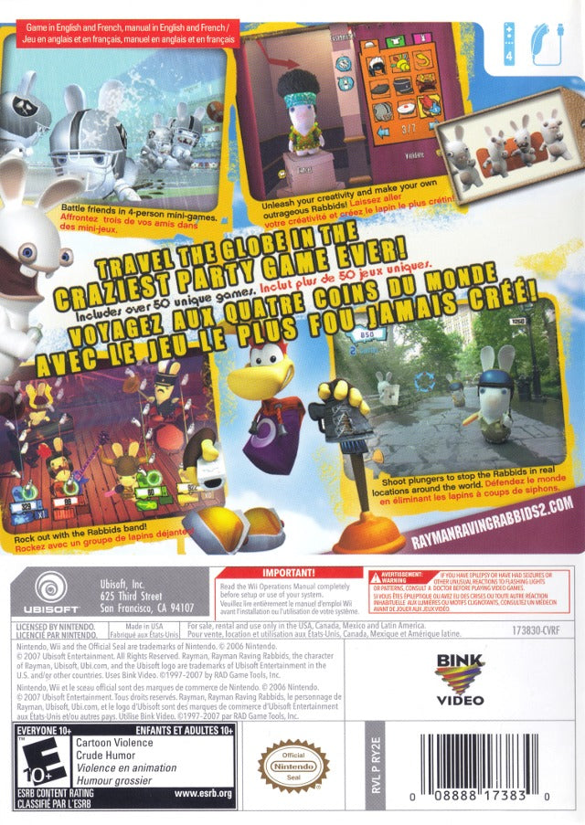 Rayman Raving Rabbids 2 (Wii) – The Nerdporium