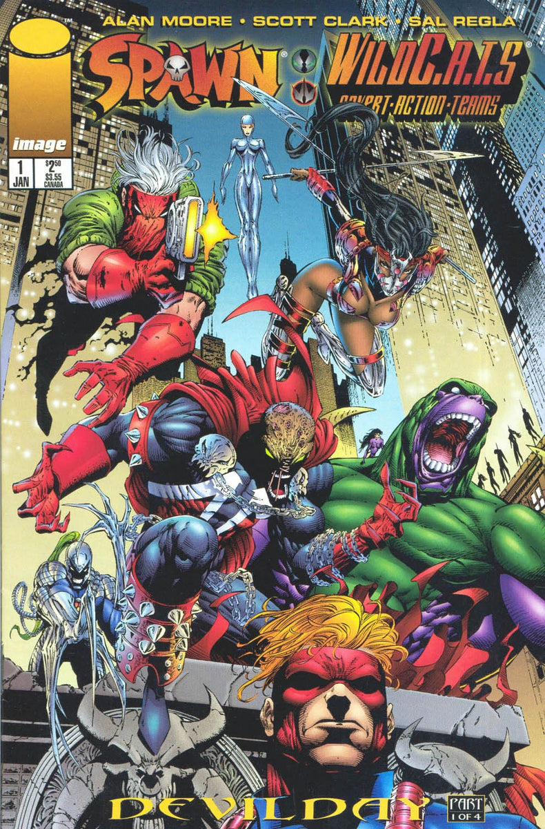 SPAWN / WILDC.A.T.S FULL RUN BUNDLE (ISSUES #1-4) – The Nerdporium