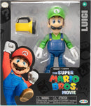 THE SUPER MARIO BROS. MOVIE - 5 Inch Action Figures Series 1 – Luigi Figure with Flashlight Accessory