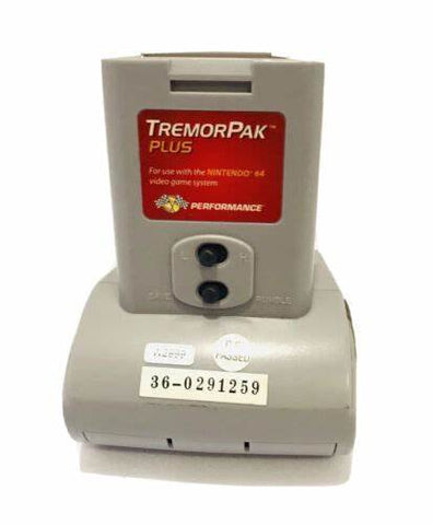 Nintendo 64 TremorPak Plus + Memory Card Bundle